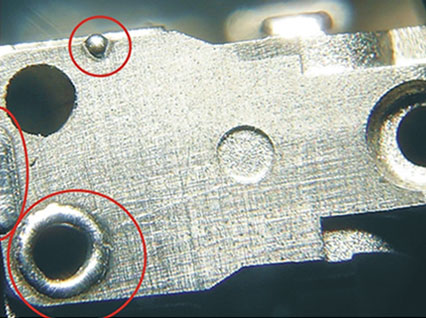 <a href='http://www.lvytc.com/product/3.htm' class='text_a'>模具激光焊機(jī)</a>修復(fù)模具效果
